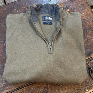 North Face 3/4 zip sweater